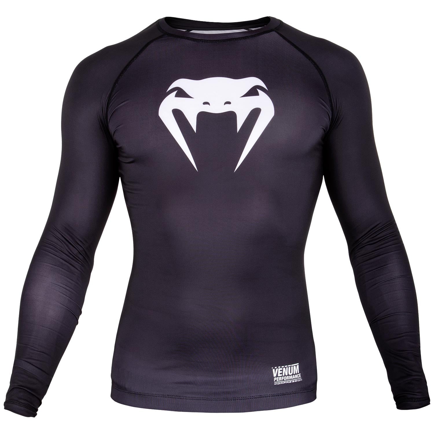 Rash Guard - Venum - 'Contender 3.0' - Sort-Hvid