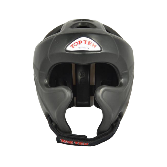 Boksehjelm - TOP TEN - Avantgarde Kindben - Bred - Sort