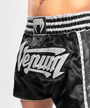 Muay Thai Shorts - Venum - 'Absolute 2.0' - Sort/Sølv