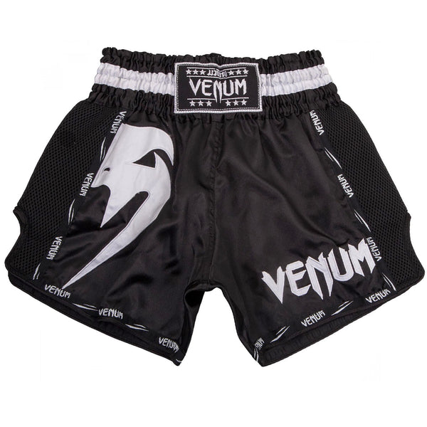 Muay Thai Shorts - Venum - 'Giant' - Sort-Hvid