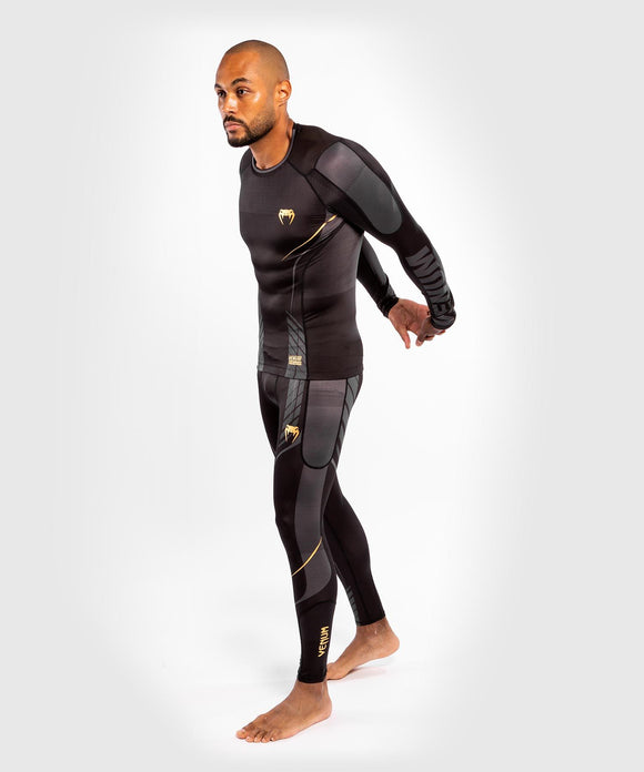 Compression Tights - Venum - 'Athletics' - Sort-Guld