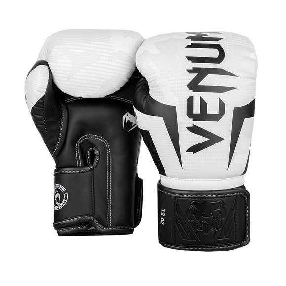 Boxing Gloves - Venum - 'Elite' - White-Camouflage