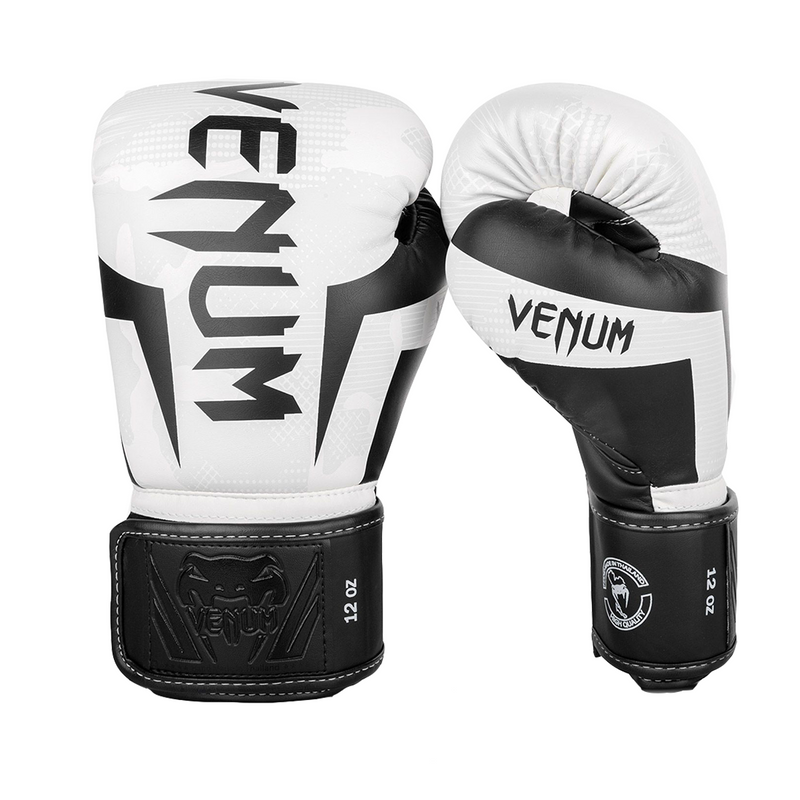 Boxing Gloves - Venum - 'Elite' - White-Camouflage
