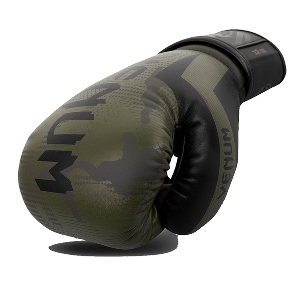 Boxing Gloves - Venum - 'Elite' - Khaki-Camouflage
