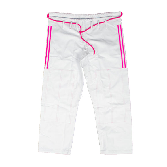 Bjj Dragt - Gi - Adidas BJJ - 'JJ430' - Hvid-Pink