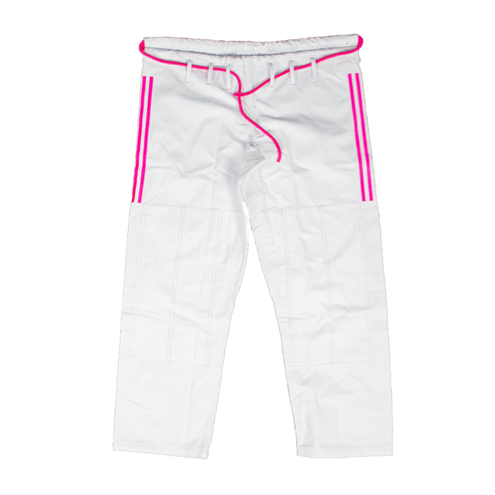 Bjj Dragt - Gi - Adidas BJJ - 'JJ430' - Hvid-Pink